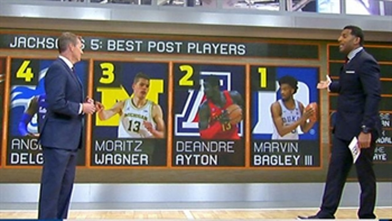 Jim Jackson breaks down his Top 5 post players in College Basketball