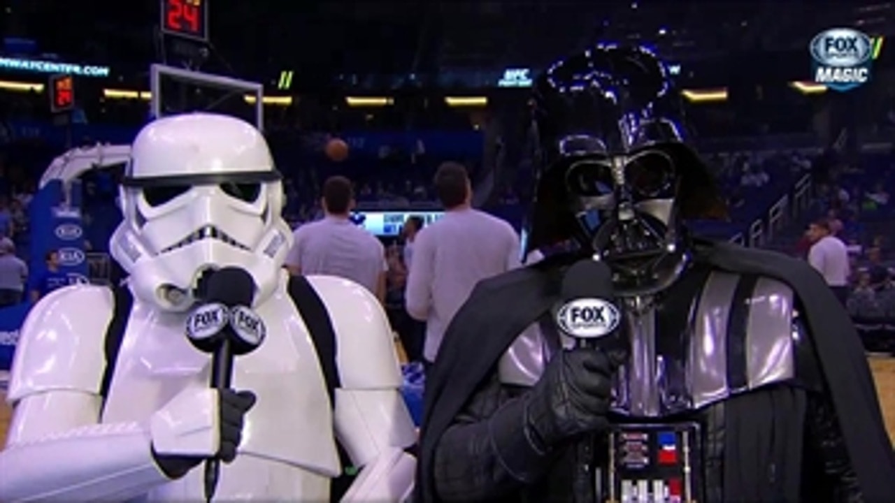 Darth Vader and Stormtrooper provide pregame Magic report