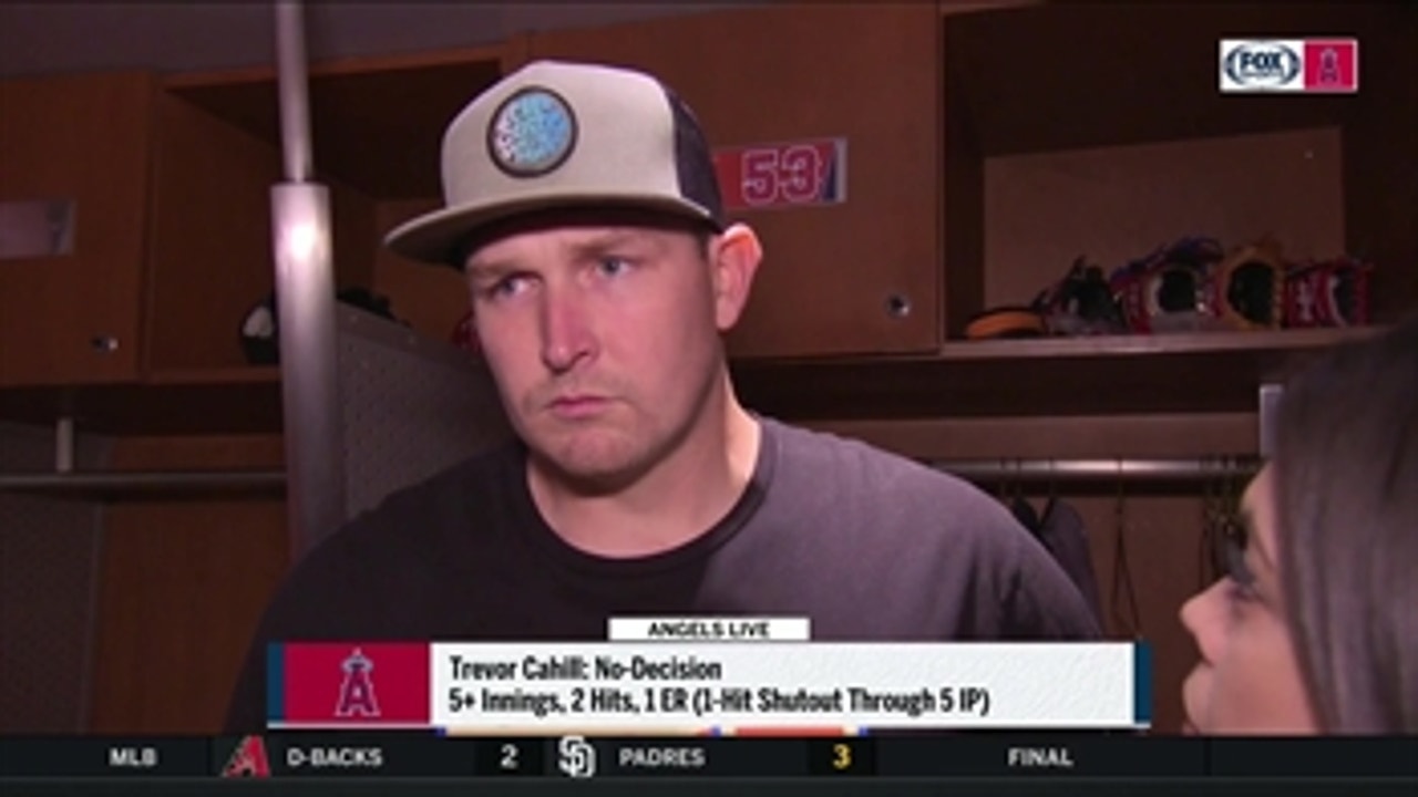 Trevor Cahill talks about his performance tonight against the Twins