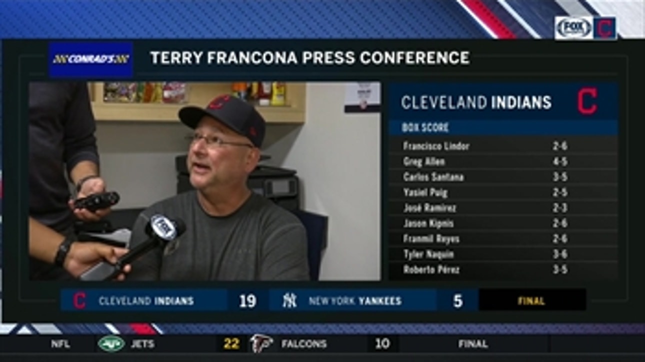 Francona: Indians' simple approach at the plate helped their home-run outburst