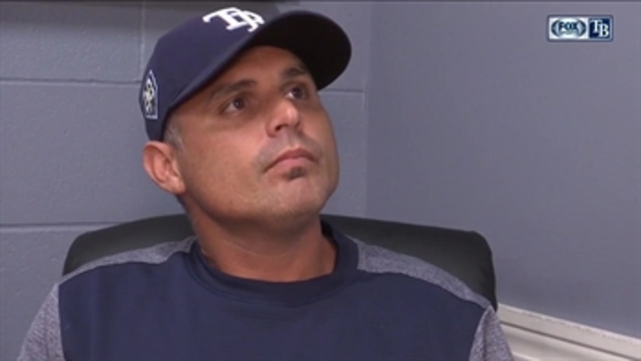 Kevin Cash on tonight's rough start: 'the first inning was a fluke for us.'