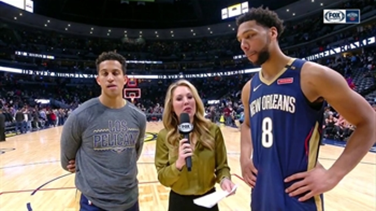 Jahlil Okafor and Frank Jackson on Pelicans win