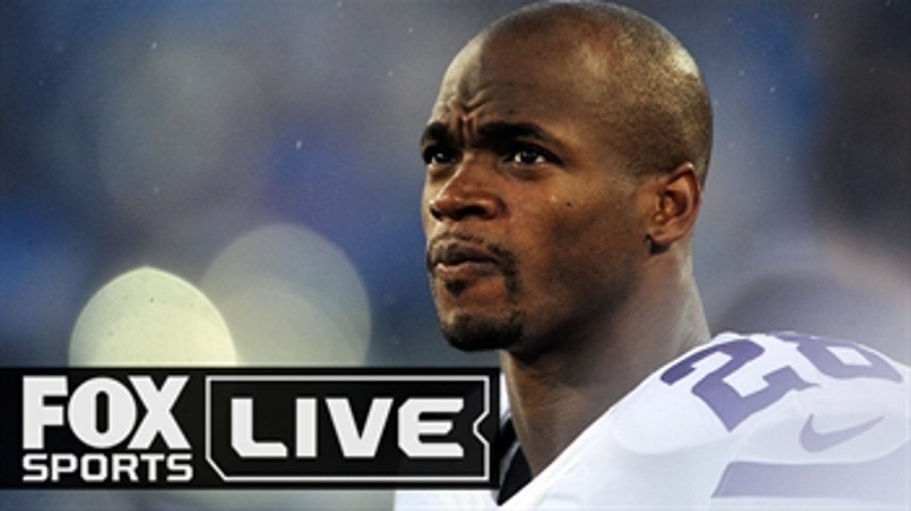Adrian Peterson Goes Off About Contract on Twitter