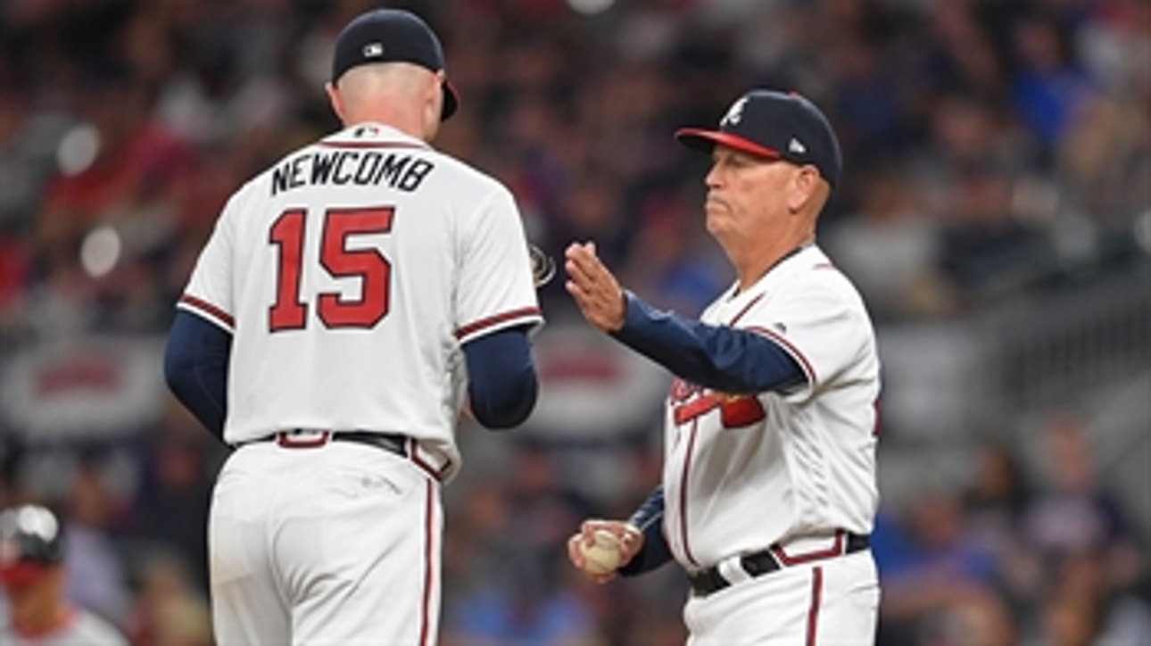 Braves' Brian Snitker on decision to start Sean Newcomb in Game 3 of NLDS