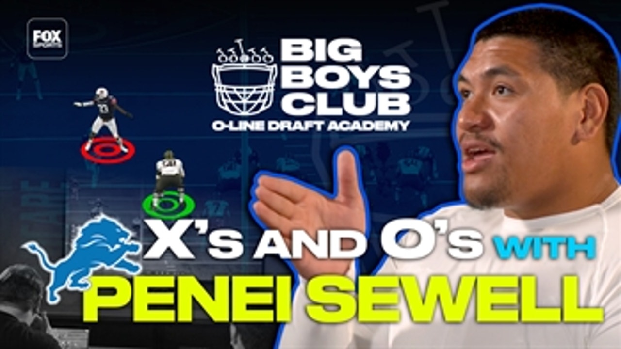 THE BIG BOYS CLUB: X's and O's with Detroit Lions offensive lineman Penei Sewell