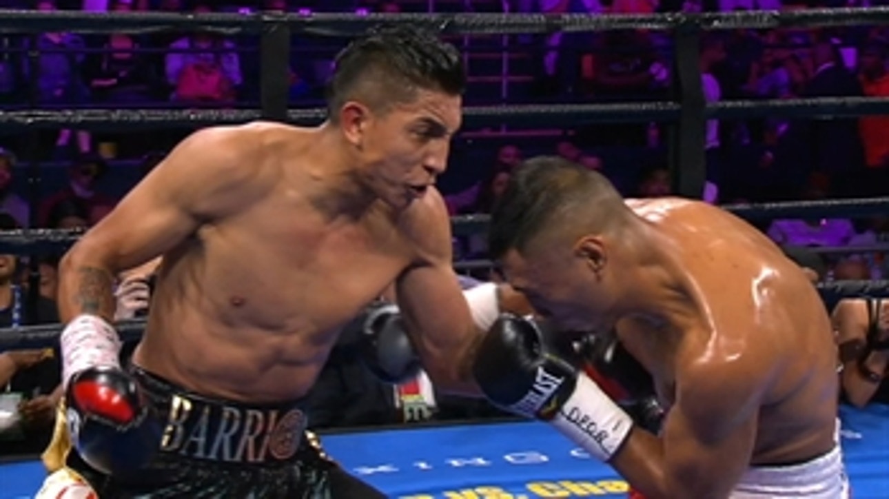 Mario Barrios lands vicious hook on Juan Jose Velasco to secure KO victory