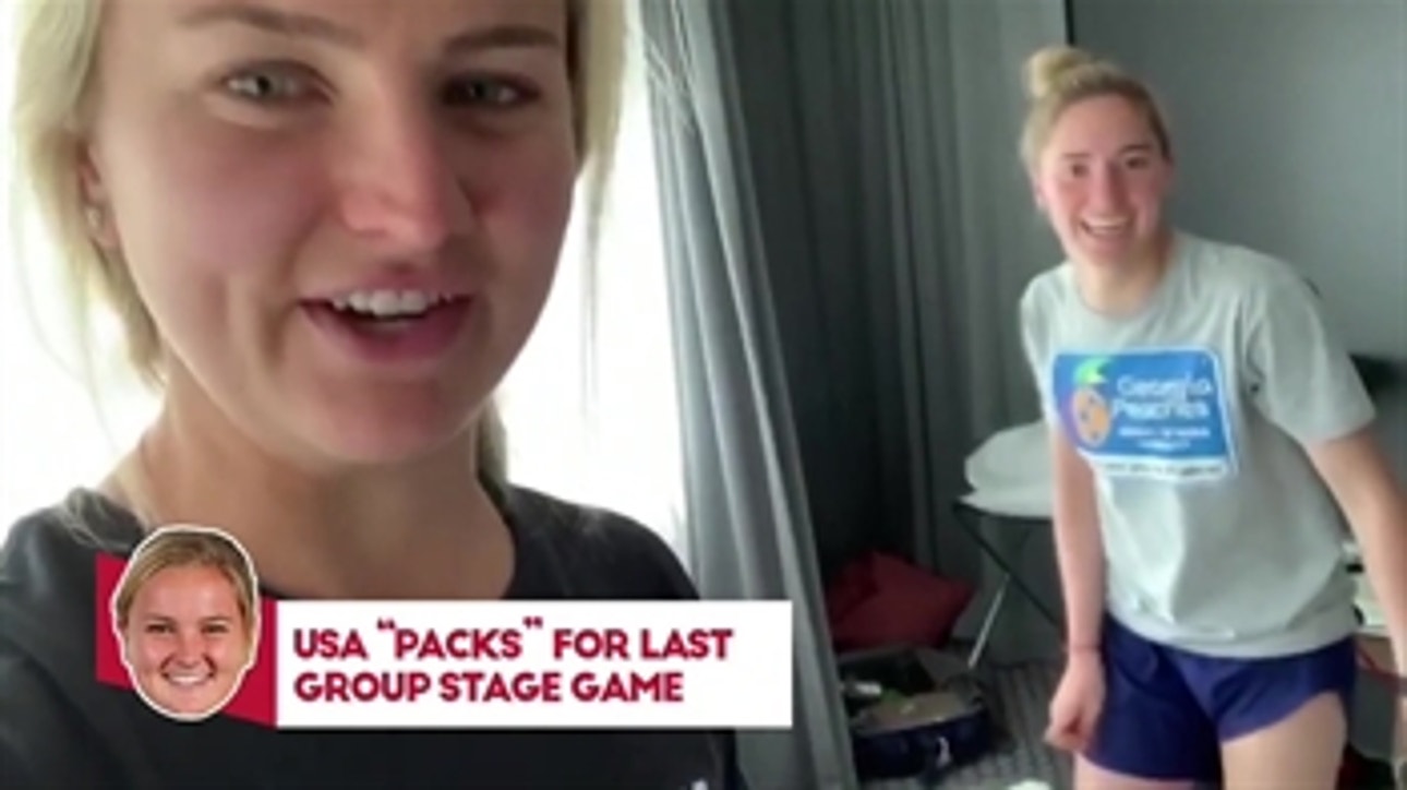 Lindsey Horan travels with Morgan Brian for USWNT's last group stage game