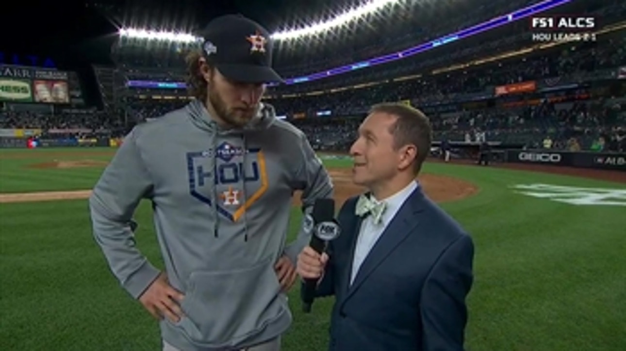 Gerrit Cole on pitching without his best stuff after Houston wins Game 3 of the ALCS