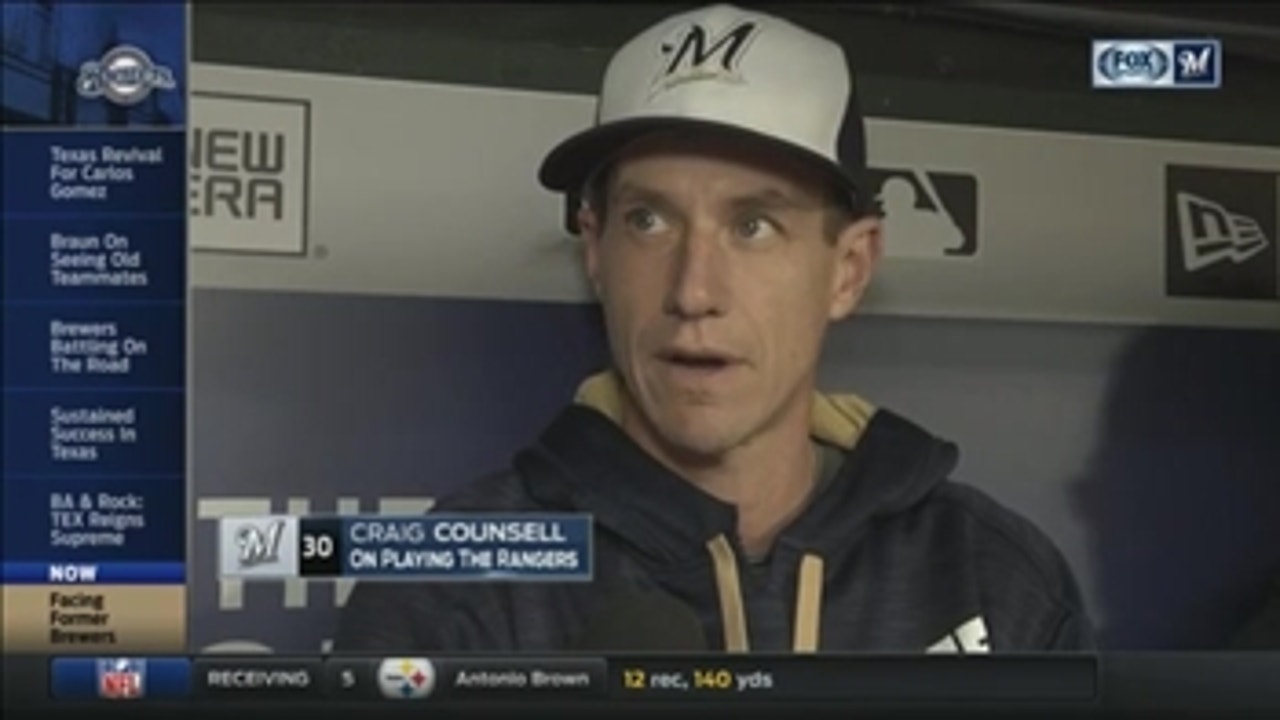 Counsell talks about facing former Brewers