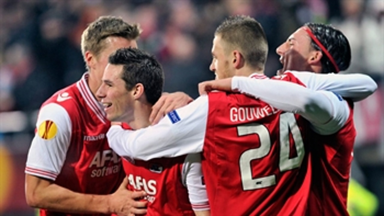 Anzhi v AZ Alkmaar UEFA Europa League Highlights 03/20/14