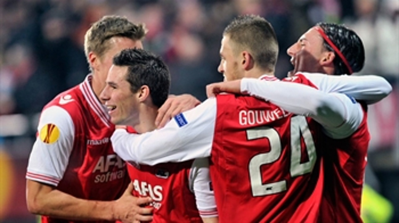 Anzhi v AZ Alkmaar UEFA Europa League Highlights 03/20/14