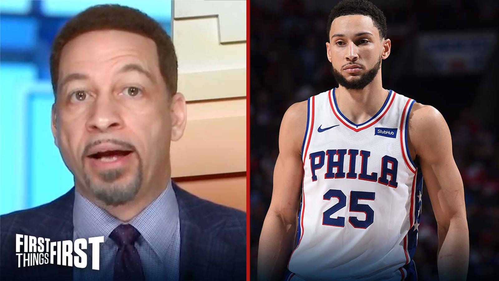 Chris Broussard is not optimistic that we'll see Ben Simmons play for 76ers this year I FIRST THINGS FIRST