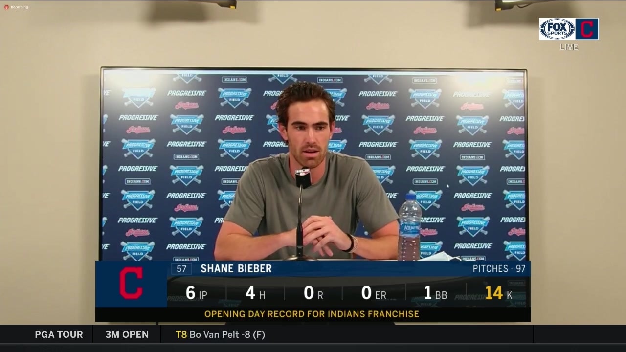 Shane Bieber embraces being 'the guy' for Indians