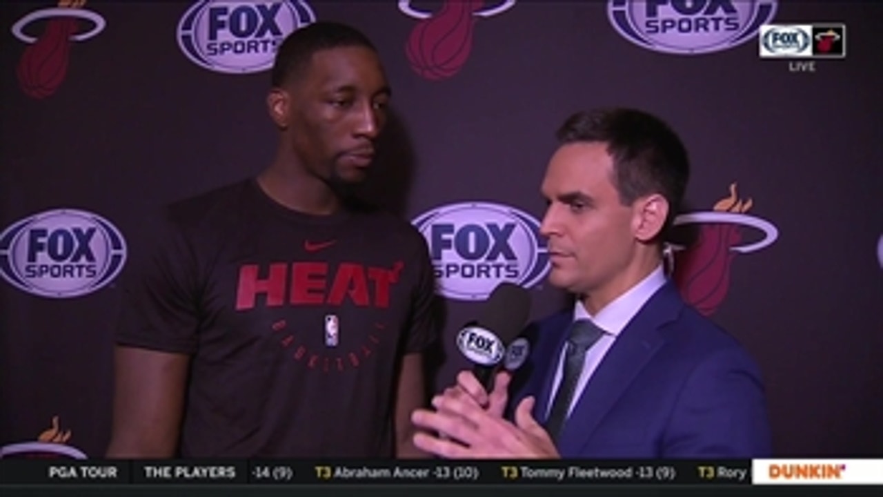 Bam Adebayo on how Heat grinded out tough win over Hornets
