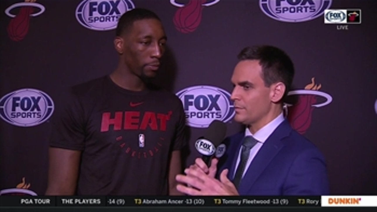 Bam Adebayo on how Heat grinded out tough win over Hornets