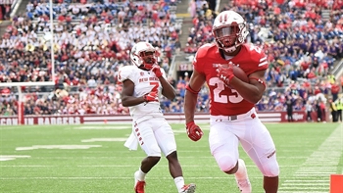 Wisconsin rolls New Mexico thanks to a record day from Jonathan Taylor