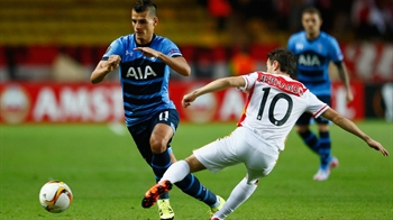 Lamela gives Tottenham 1-0 lead in Monaco - 2015-16 UEFA Europa League Highlights