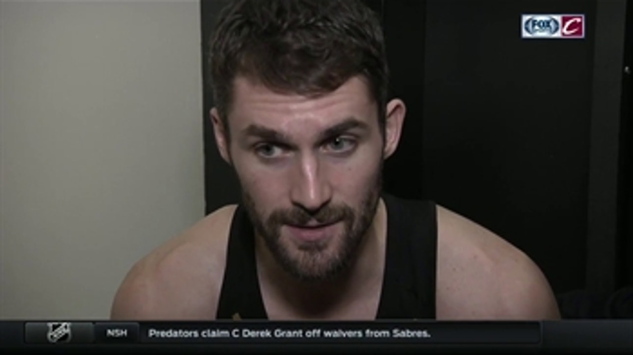 Kevin Love agrees with LeBron, says Cavs need a 'touch up' through practice