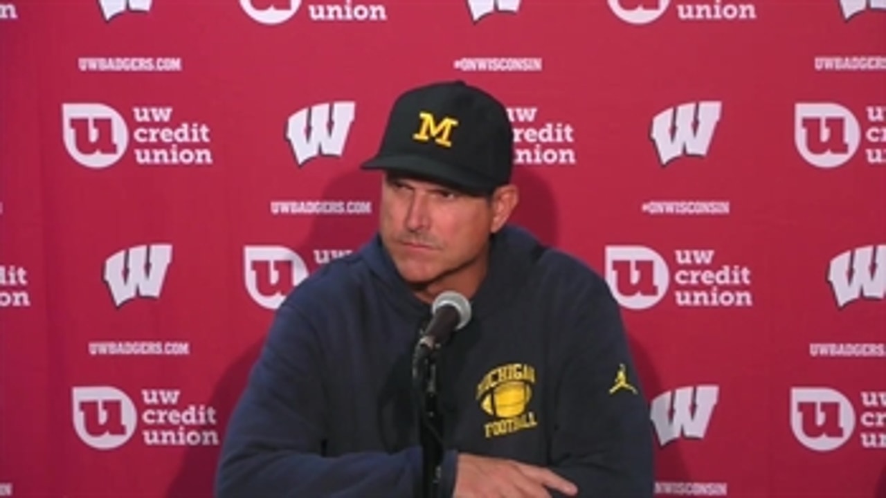 Jim Harbaugh: Michigan was 'outplayed, outprepared, and outcoached' vs. Wisconsin