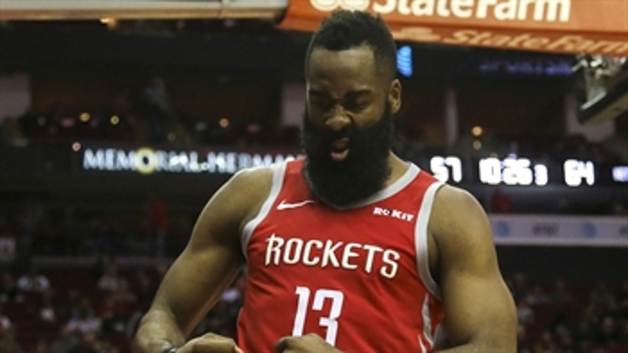 Skip Bayless was 'not impressed' with James Harden's 58-point game in the Rockets' OT loss to Nets