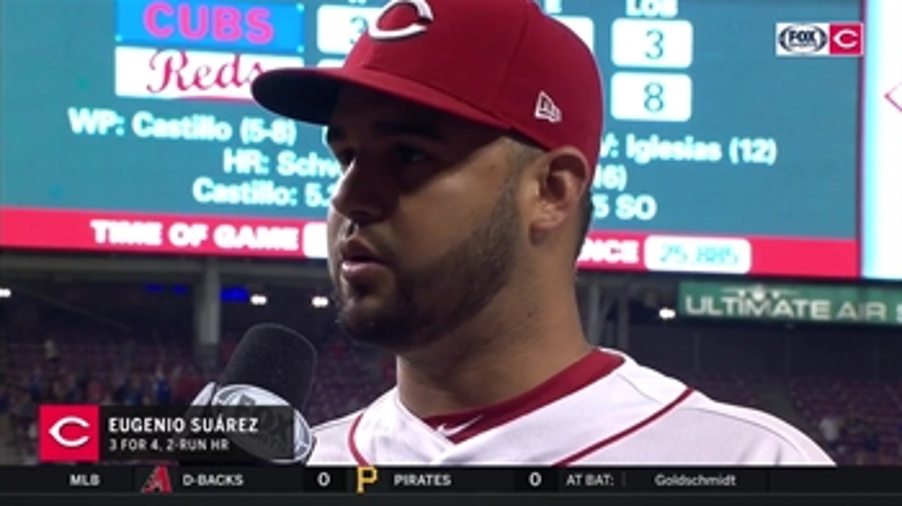 Five straight Reds wins sounds great to Eugenio Suarez