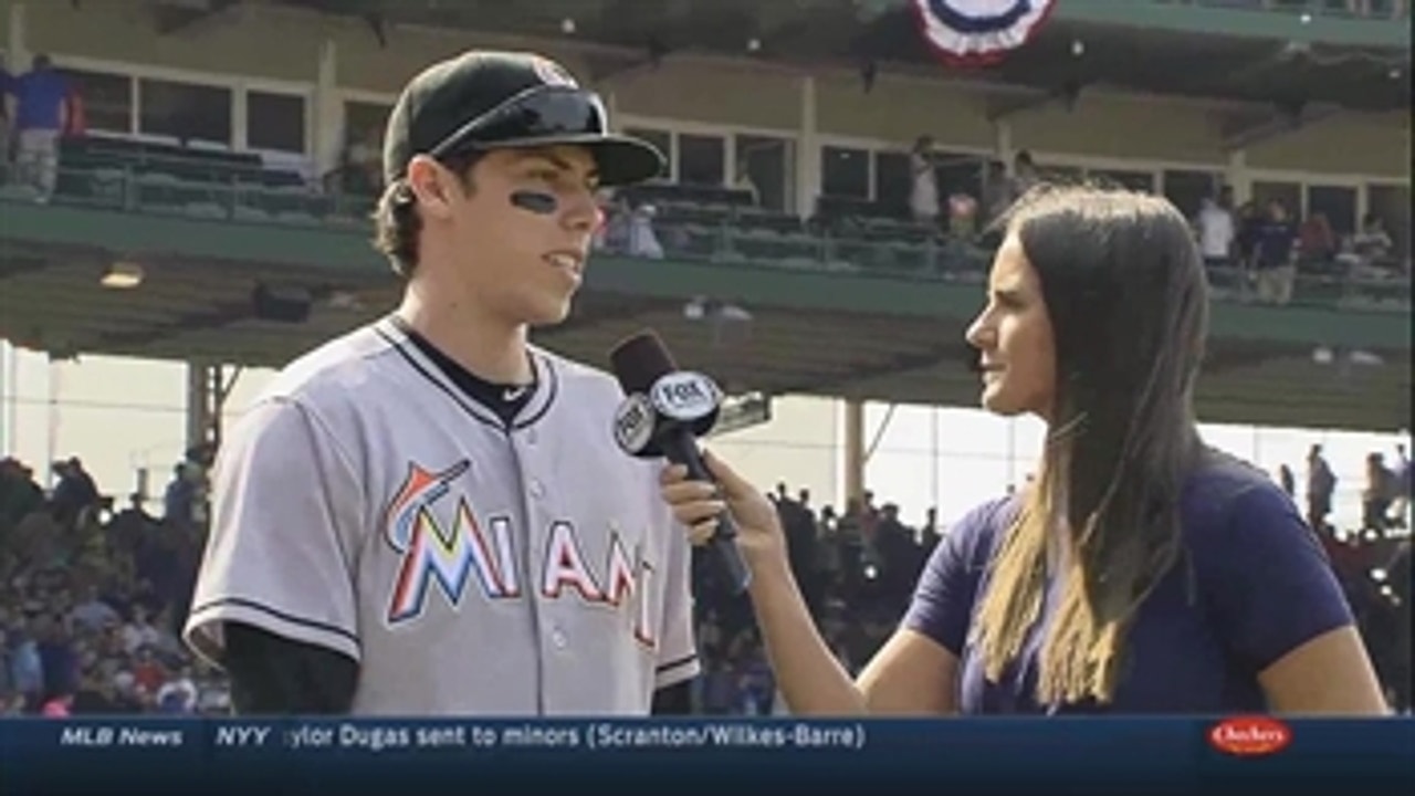 Yelich gives Marlins 1-0 lead in the first vs. Cubs