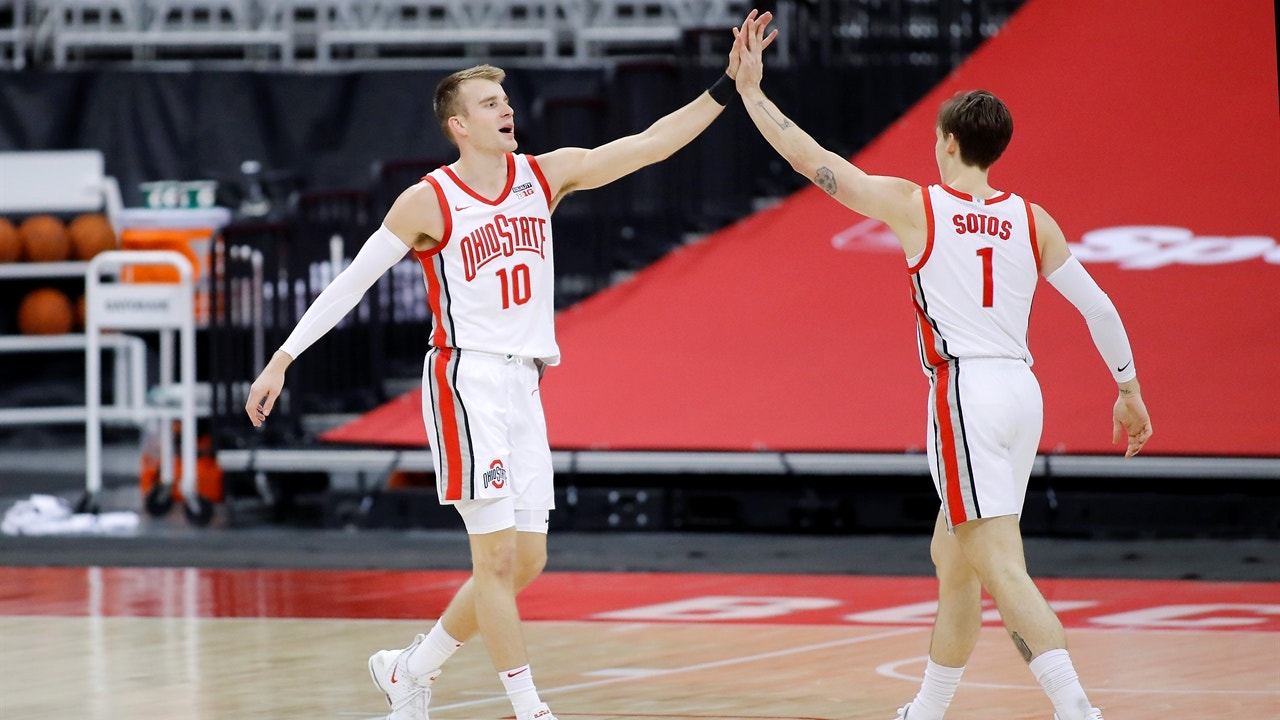 No. 25 Ohio State steamrolls Nebraska, 90-54, as Justin Ahrens shoots lights out from 3