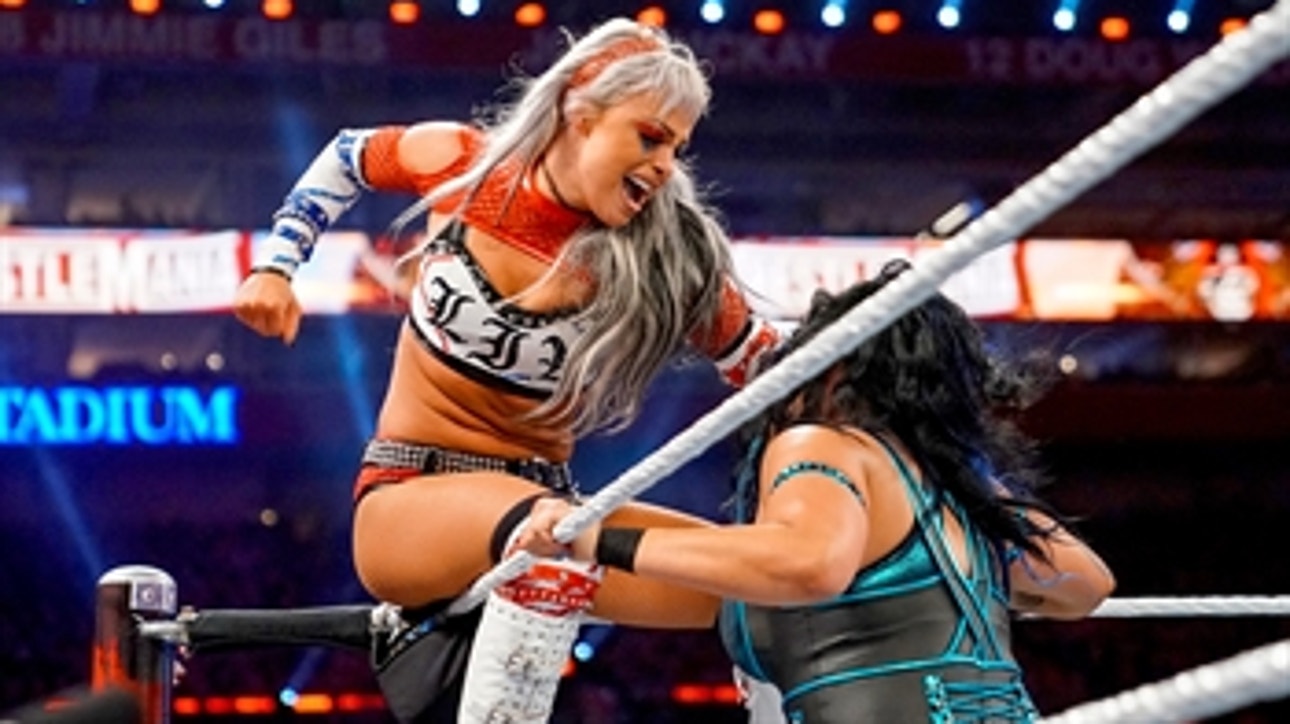 The Riott Squad put teamwork on display against Natalya & Tamina: WrestleMania 37 - Night 1 (WWE Network Exclusive)