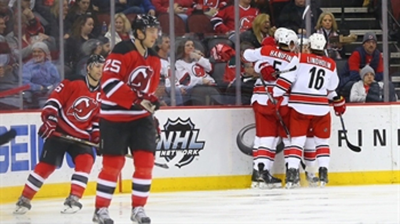 Eric Staal's two goals can't get Hurricanes past Devils