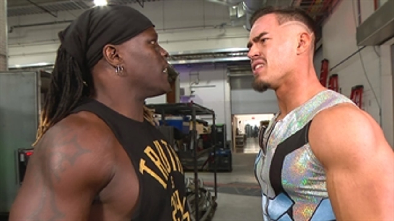 R-Truth crashes Austin Theory’s interview in pursuit of the 24/7 Title: Raw, Oct. 18, 2021
