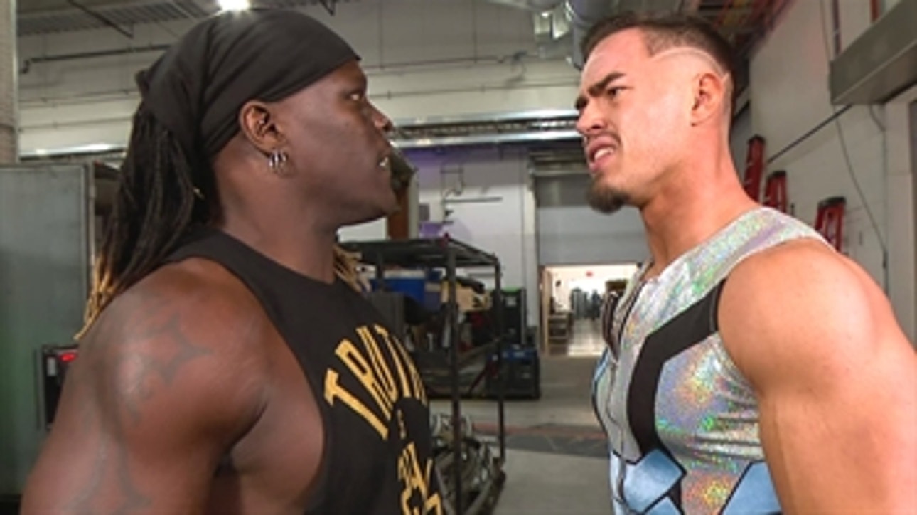 R-Truth crashes Austin Theory's interview in pursuit of the 24/7 Title: Raw, Oct. 18, 2021