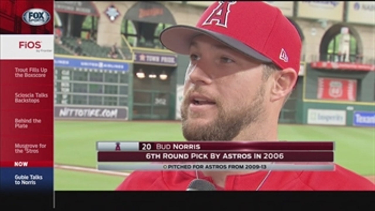 Angels Live: Mark Gubicza with pitcher Bud Norris