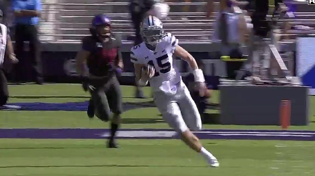 QB Will Howard breaks off 80-yard run vs. TCU