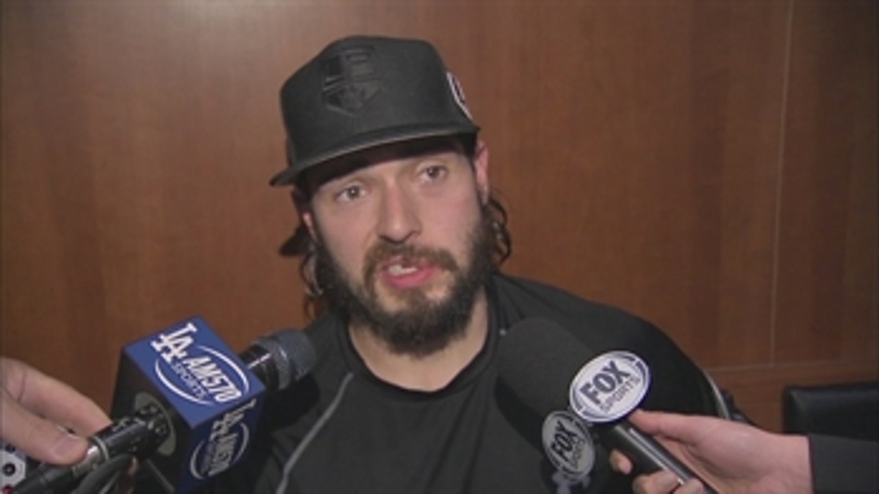 Drew Doughty postgame (10/14): Our second period was awful