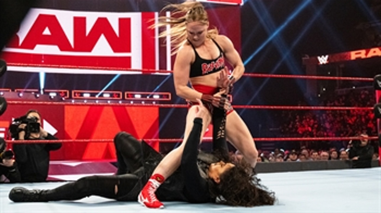 Ronda Rousey & Sasha Banks vs. Nia Jax & Tamina: Raw, Jan. 14, 2019 (Full Match)
