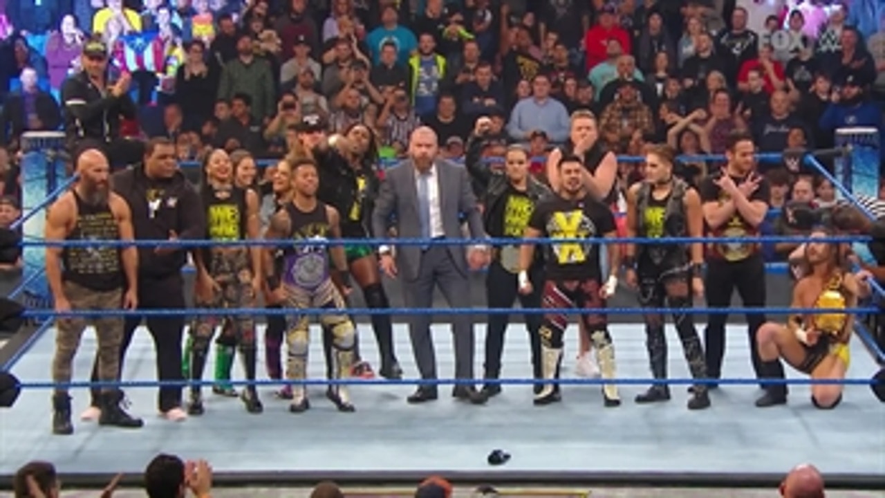 NXT Superstars celebrate statement-making performance: SmackDown, Nov. 1, 2019