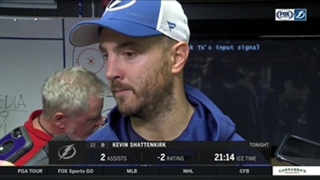 Kevin Shattenkirk breaks down what went wrong in Lightning loss