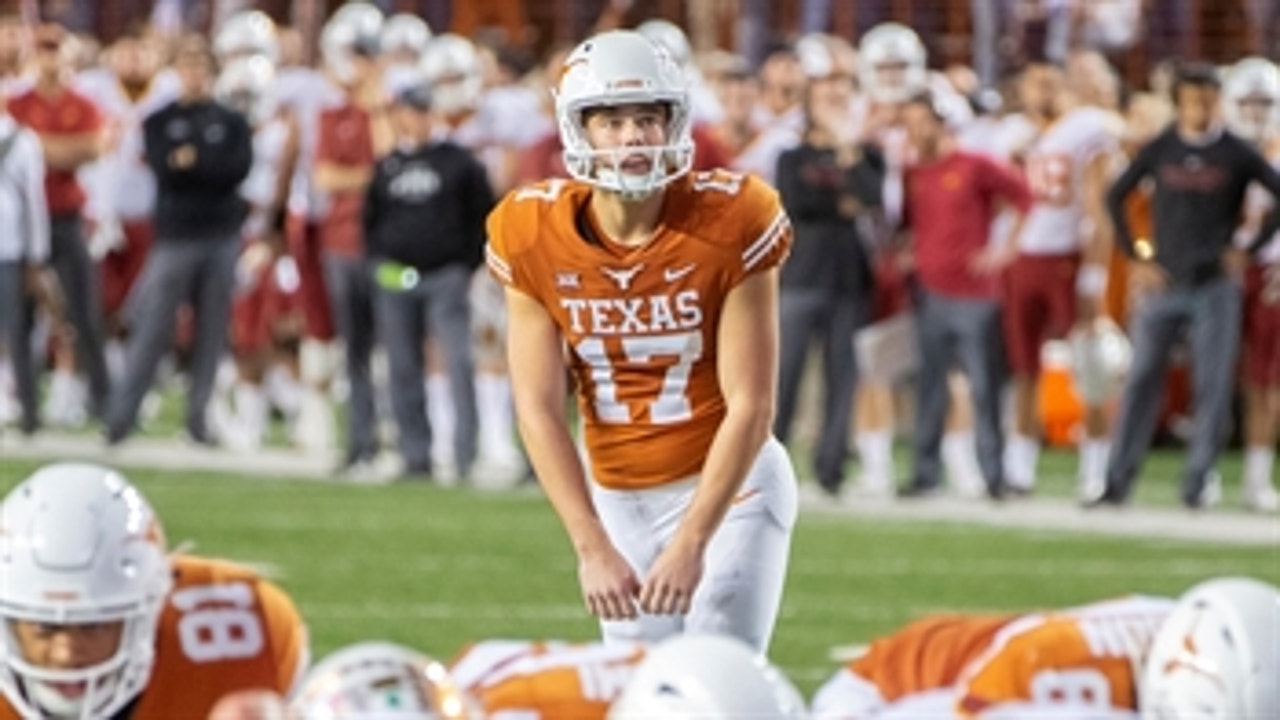 No. 15 Texas survives scare from Kansas thanks to last-second field goal from Cameron Dicker