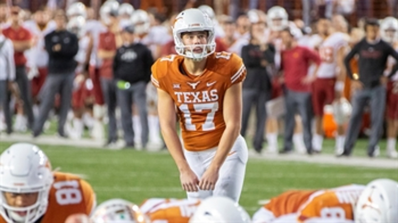 No. 15 Texas survives scare from Kansas thanks to last-second field goal from Cameron Dicker