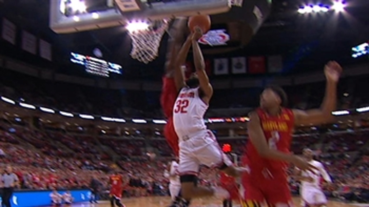 Fernando's emphatic block on Woods seals 7th straight win for No.19 Maryland