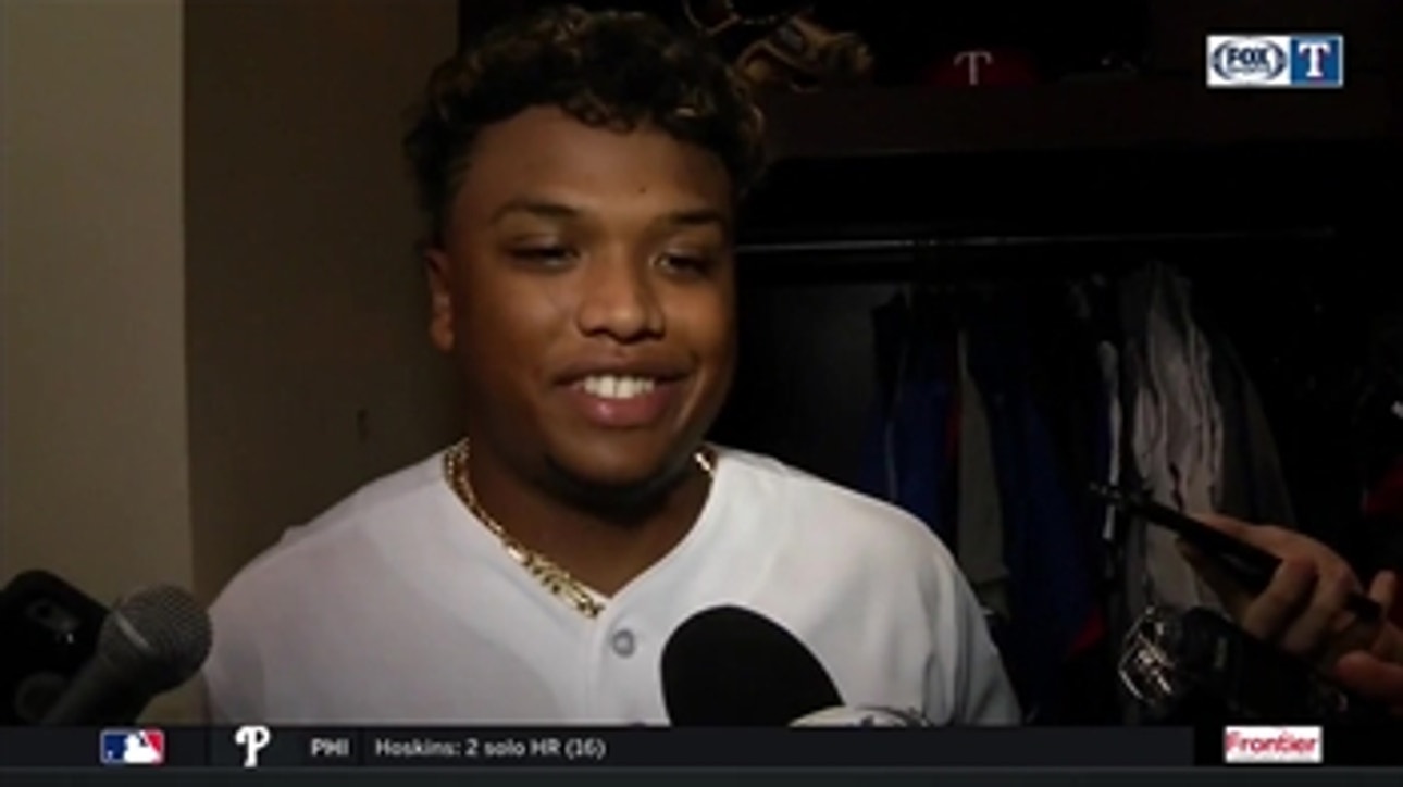 Willie Calhoun on making his MLB debut in Texas