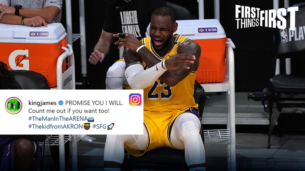 Nick Wright & Chris Bosh decide if LeBron & Lakers will make another title run next season | FIRST THINGS FIRST