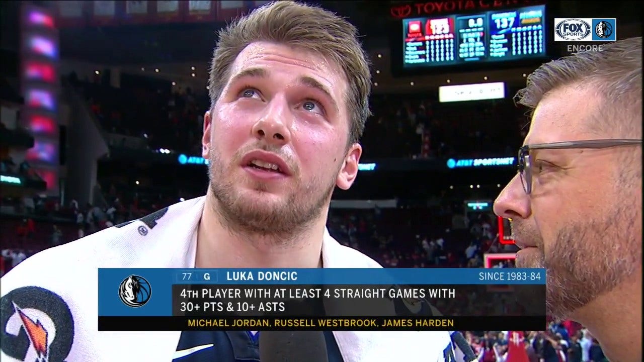 Luka Doncic on Mavs Dominating Houston on the Road on 11.24.2019 ' Mavs ENCORE