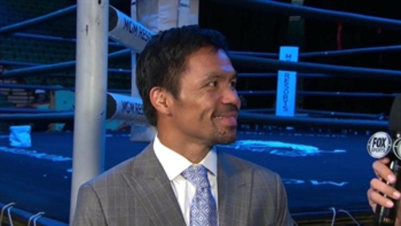Manny Pacquiao on returning for fifth career fight at MGM Grand Casino