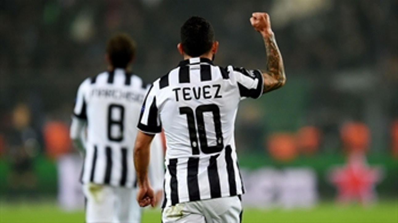 Tevez brace extends Juventus advantage