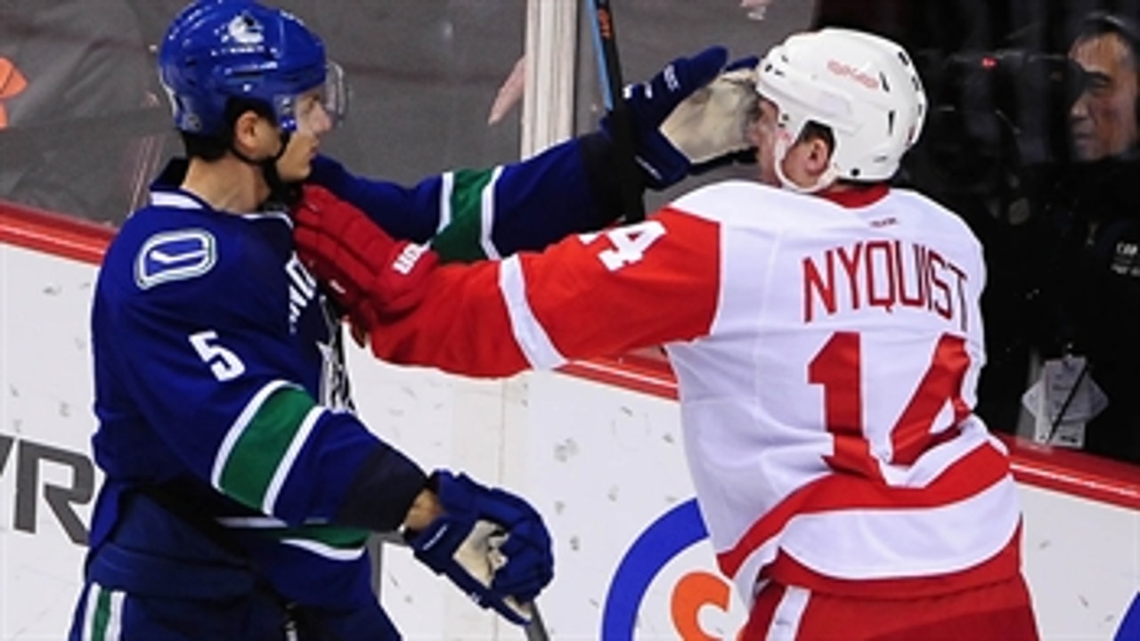 Red Wings fall to Canucks, 4-1