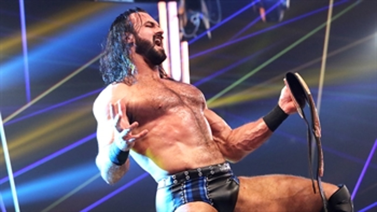 Drew McIntyre celebrates his second WWE Championship victory: WWE Network Exclusive, Nov. 16, 2020