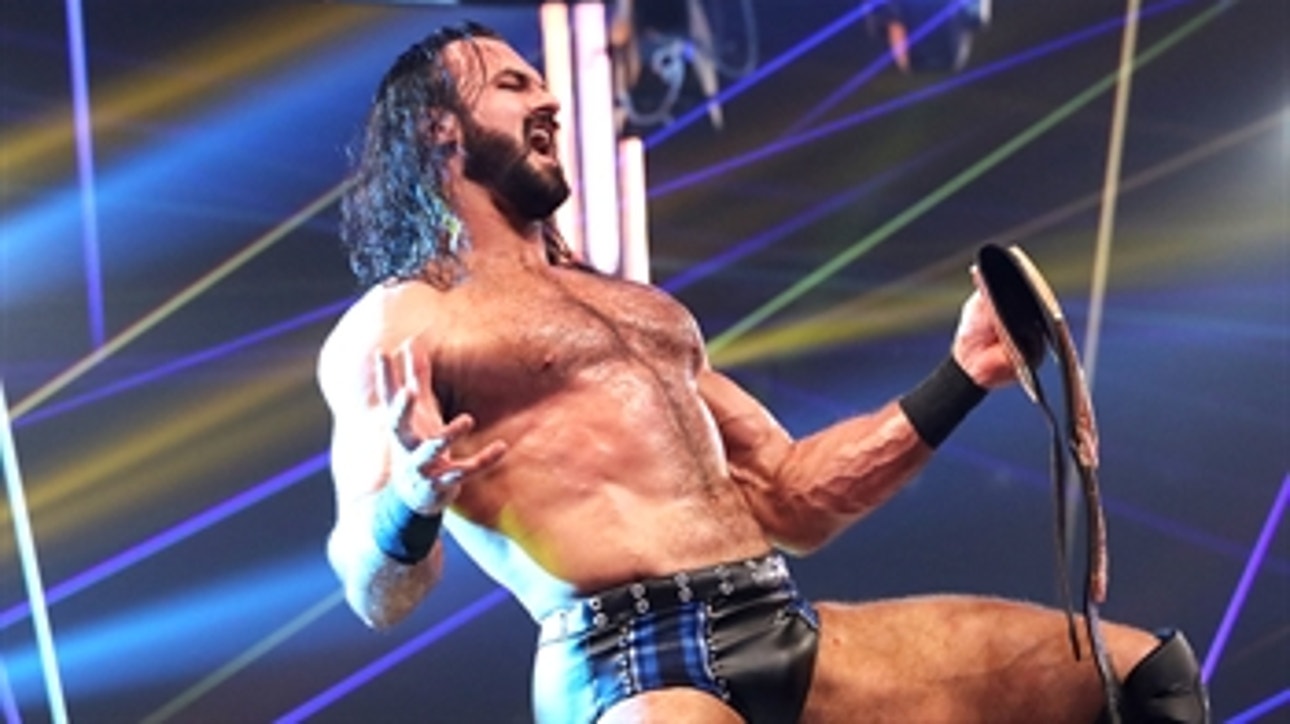 Drew McIntyre celebrates his second WWE Championship victory: WWE Network Exclusive, Nov. 16, 2020