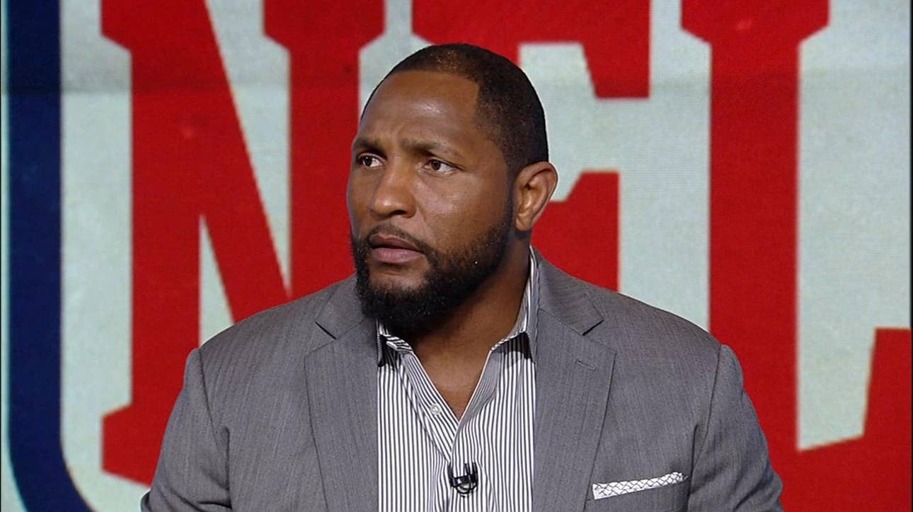 Ray Lewis passionately explains why he dropped to both knees during anthem ' FIRST THINGS FIRST