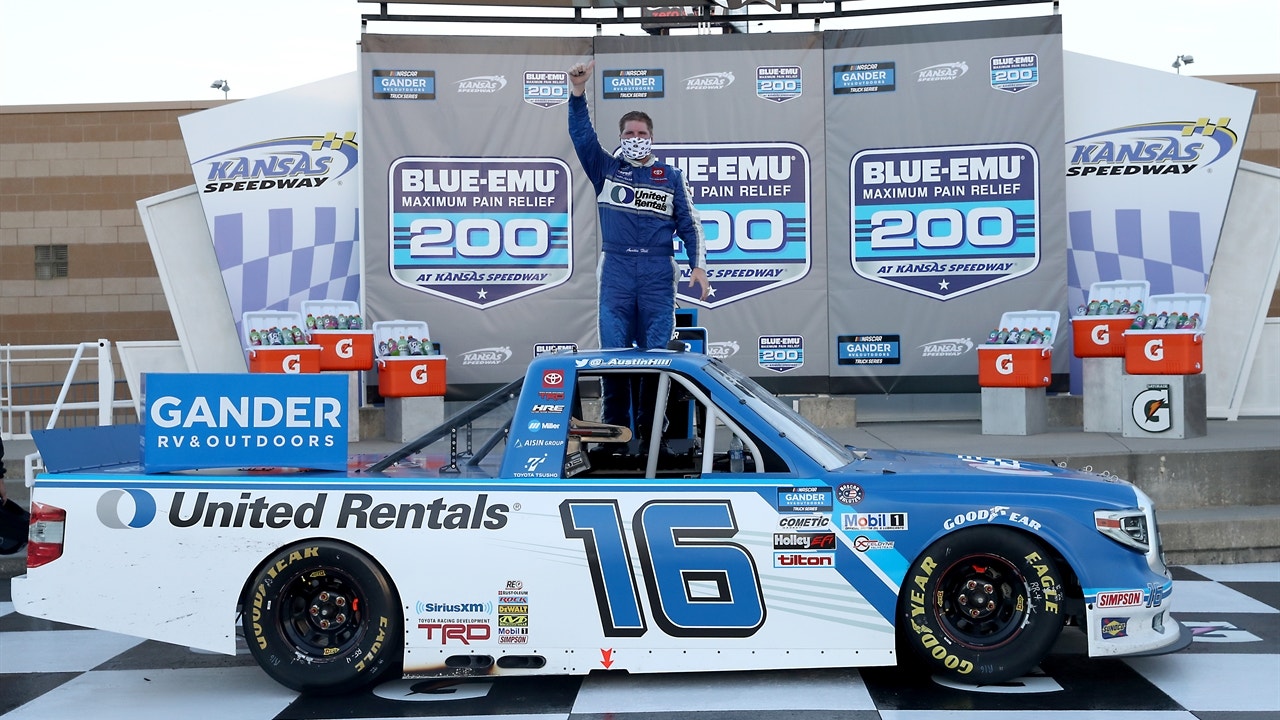 LAST LAPS: Austin Hill cruises to victory at Kansas Speedway | NASCAR on FOX